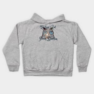 Techno Cat from Berlin Techno Party Ibiza Rave Dance Underground Festival Spring Break  Berlin Good Vibes Trance Dance technofashion technomusic housemusic Kids Hoodie